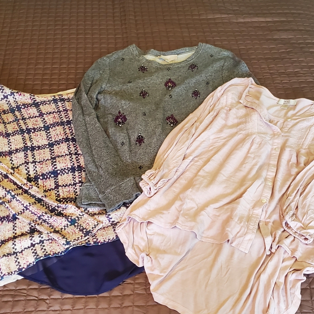 Bundle of winter tops